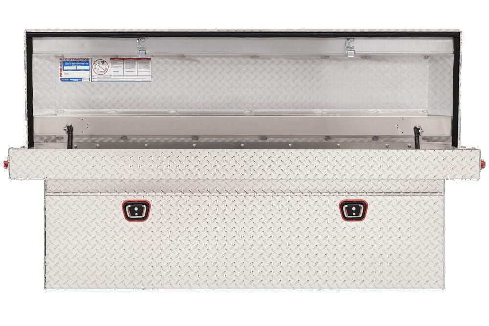 Weather Guard Saddle Truck Tool Box Aluminum Full Deep Clear, large image number 3