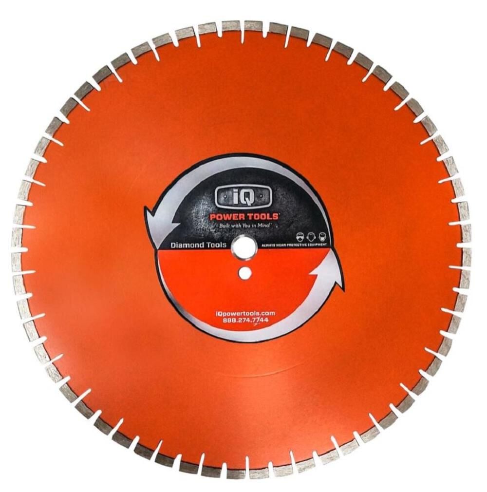 iQ Power Tools 14 Inch Platinum Silent Core Segmented Rim Diamond Blade for Masonry – MAS14-125AP