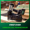 Metabo HPT Cordless Pneumatic 18V 15 Degree Coil Wire Collated Framing Nailer Kit, small image number 5