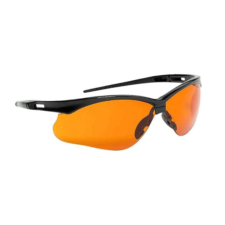 Jackson Safety Glasses Anti Scratch Coating Blue Shield Lens Black Frame, large image number 2