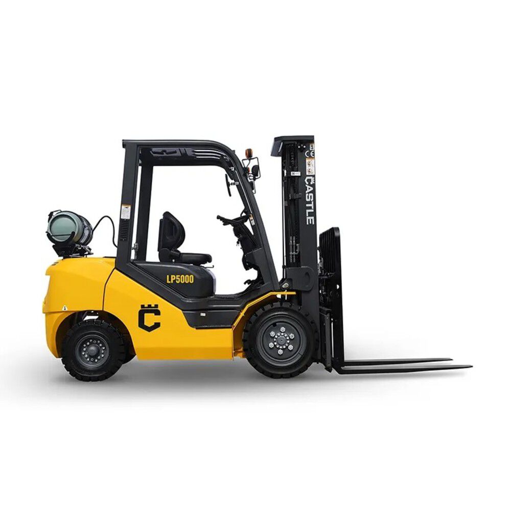 Castle Equipment 5500 Lb Liquid Propane Gas Powered Mast Forklift, large image number 4