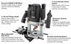 Trend T8 15A 1/2 Inch Dual-Mode Plunge Workshop Router, small image number 2