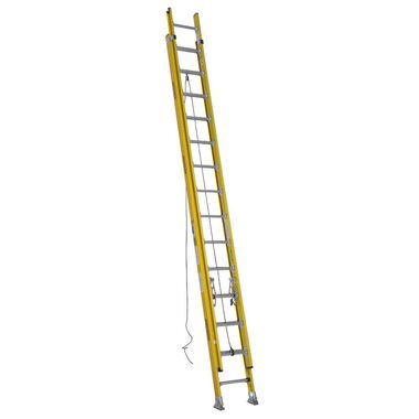 Werner 28 Ft. Type IAA Fiberglass Extension Ladder, large image number 0