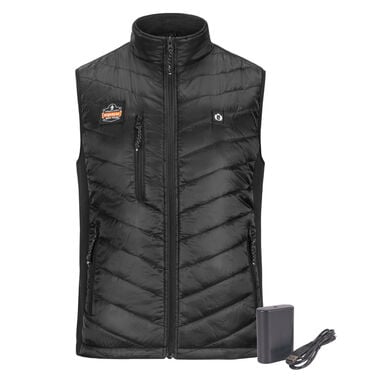 Ergodyne N-Ferno 6495 Rechargeable Heated Vest with Battery Black 3XL