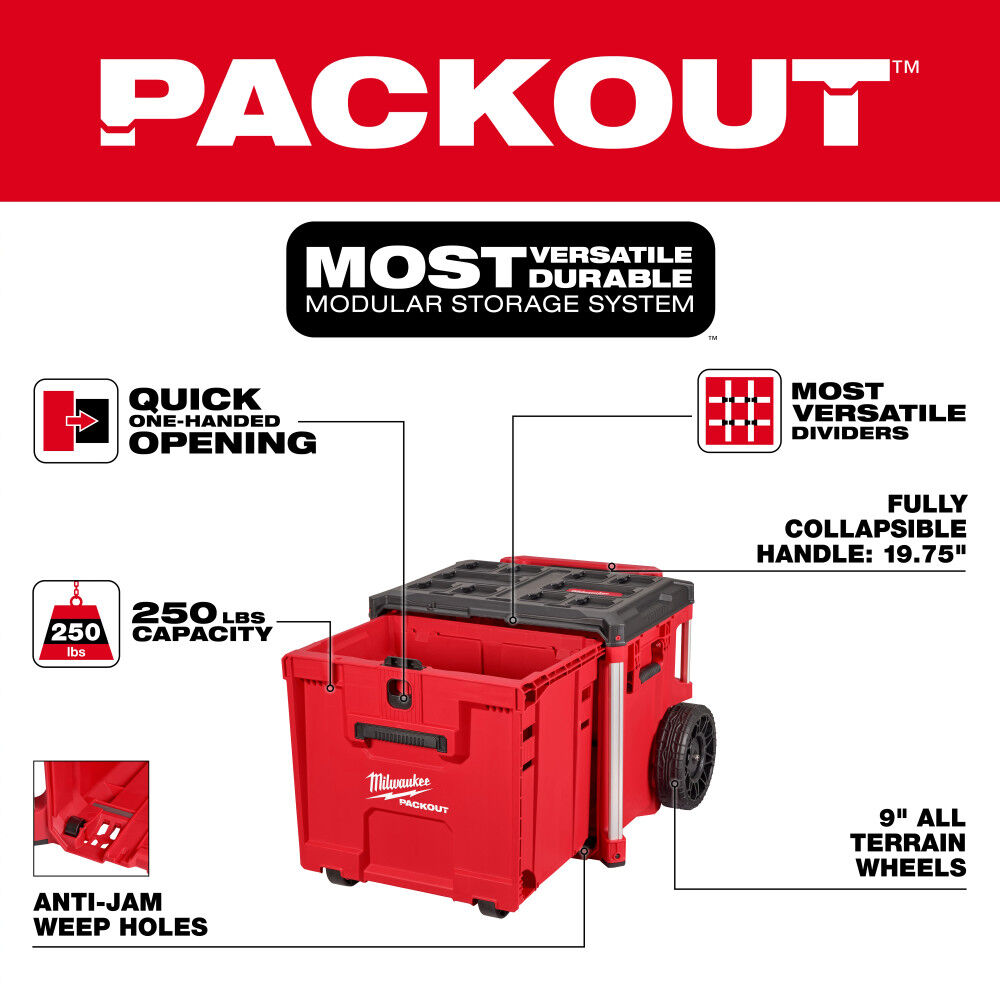 Milwaukee Packout Rolling Single Drawer 48 22 8420 Sansujyuku sansujyuku.com
