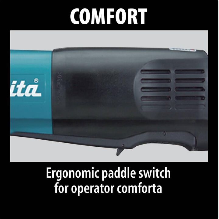 Makita 5in SJS High-Power Paddle Switch Angle Grinder, large image number 12