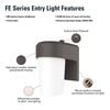 Halo FE Series 800 Lumen 4000K LED Entry Light Wall Sconce Bronze, small image number 4