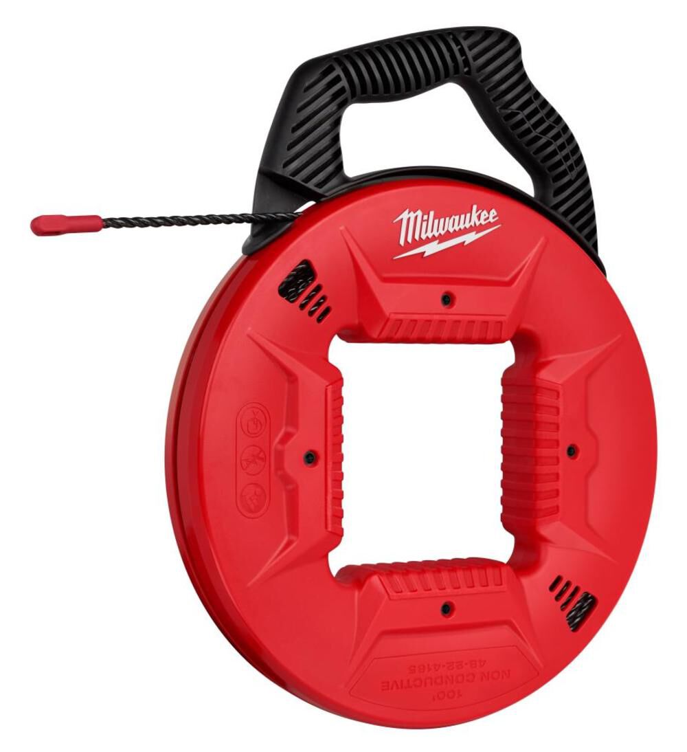 Milwaukee 100 Ft Polyester Fish Tape With Non Conductive Tip 48 22 4165 - Image 7
