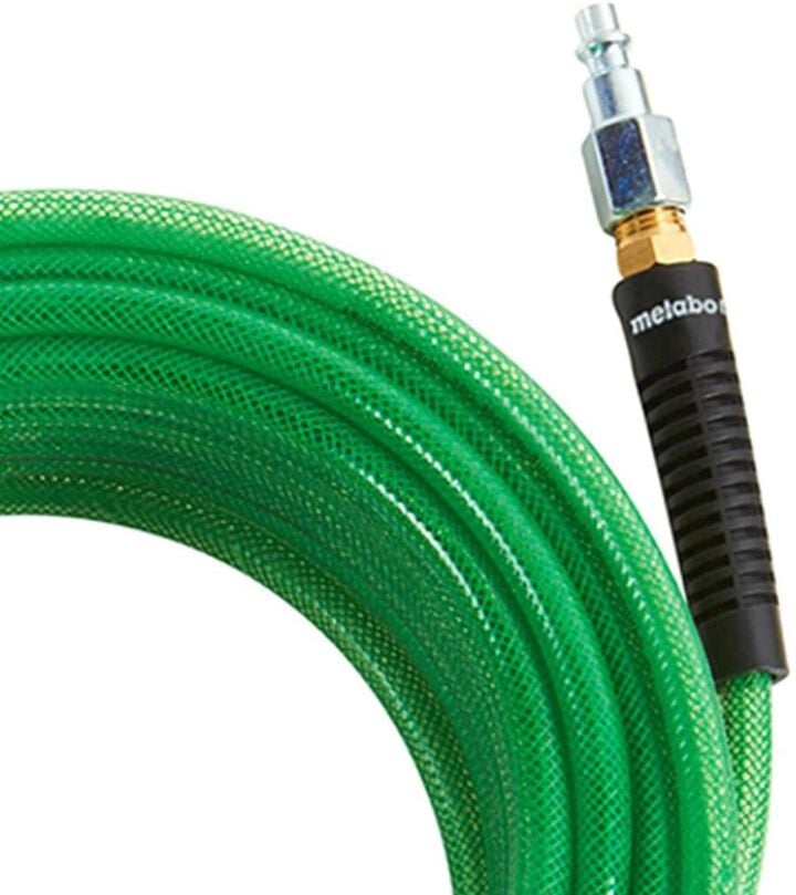 Metabo HPT Air Hose 1/4in x 50' 1/4in Industrial Fittings Professional Grade Polyurethane 300 PSI, large image number 1