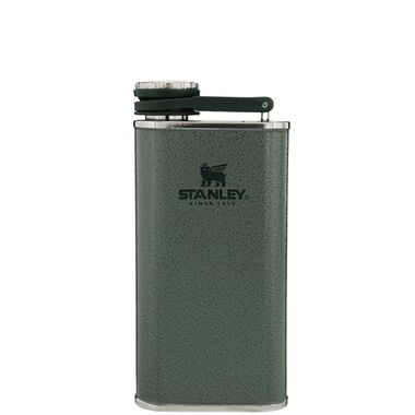 Stanley 1913 8 Oz Classic Easy Fill Wide Mouth Flask Hammertone Green