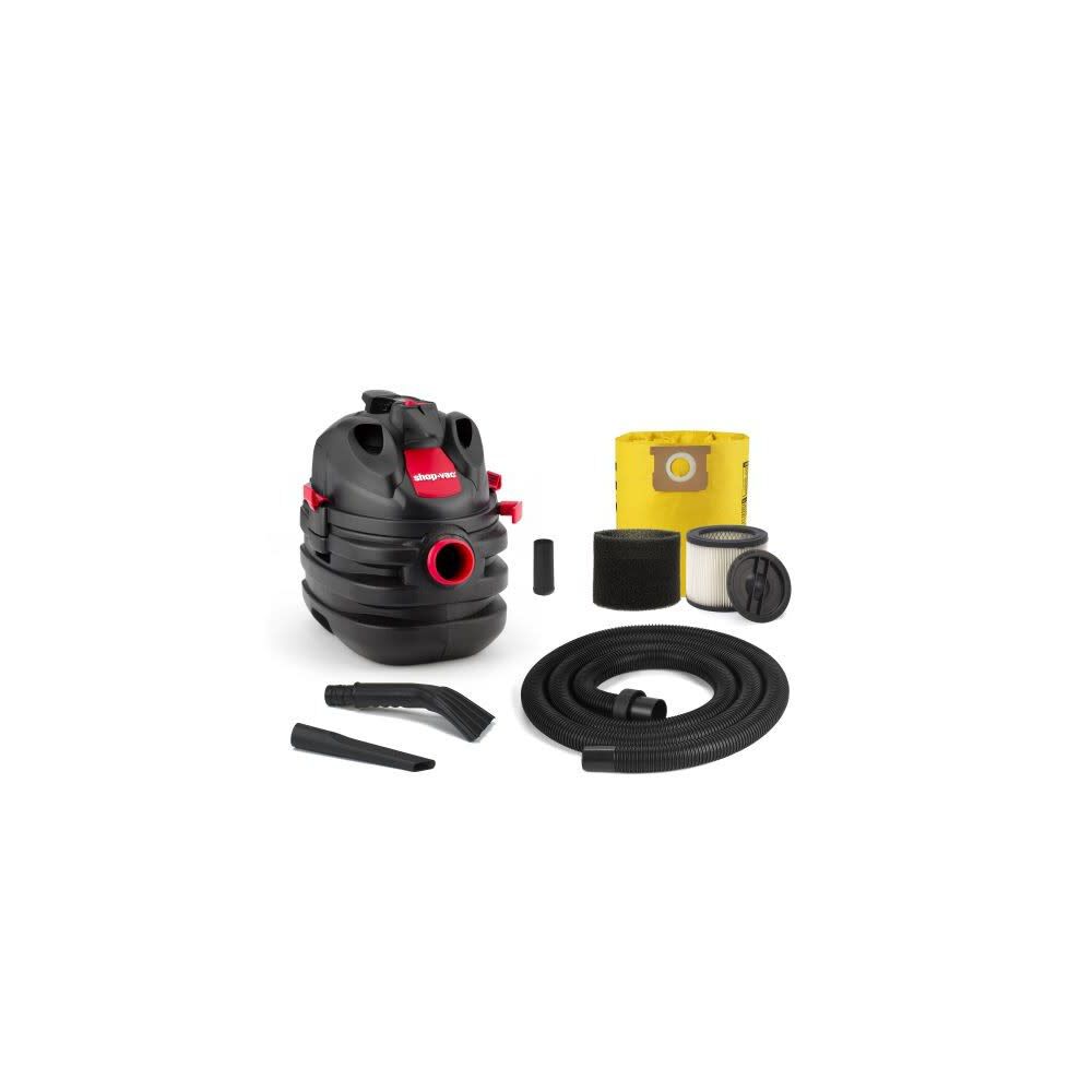 Shop Vac Wet/Dry Vacuum 5 Gallon 6HP Peak 90 CFM Portable 5872911 from