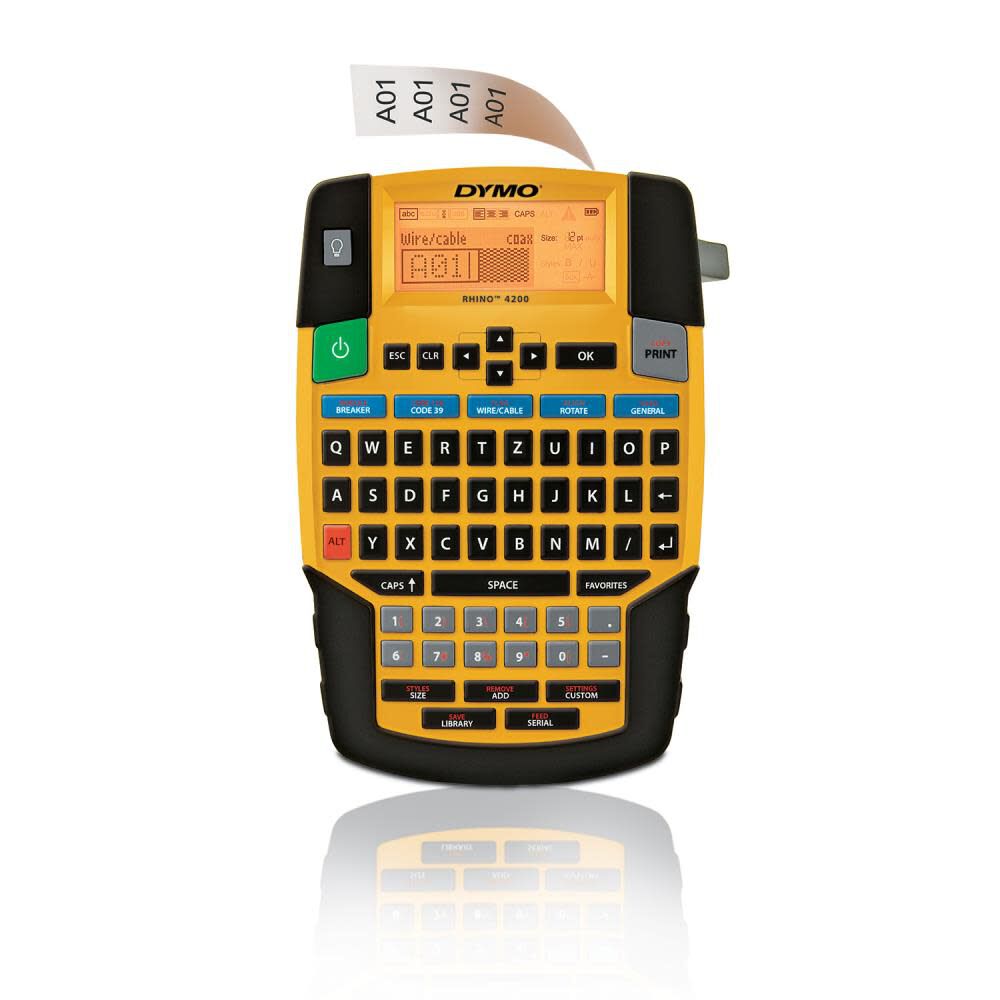 Rhino 4200 Industrial Label Maker 1801611 from DYMO - Acme Tools