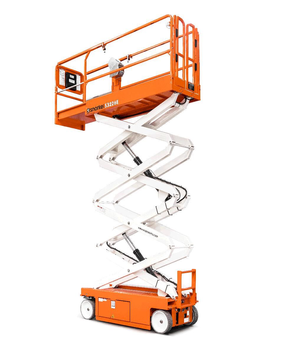 Snorkel 26' Electric Scissor Lift Battery Powered New S3226 Acme Tools