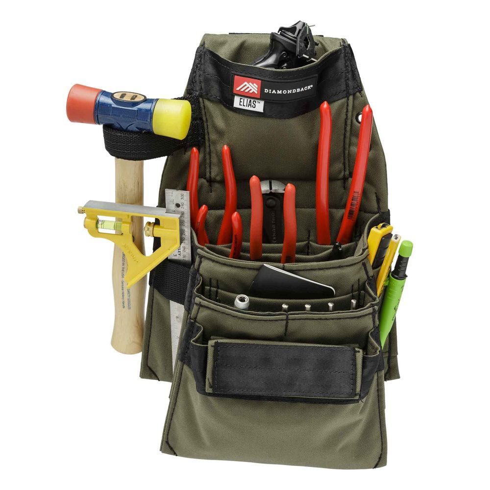 Diamondback Toolbelts Right Side Elias 2.0 Dominant Tool Belt Pouch, Ranger Green, large image number 2