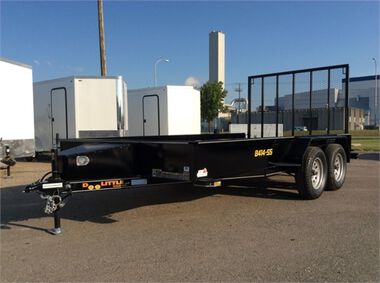 Doolittle Trailer Mfg Steel Sided Open Utility Trailer 14'x84in Tandem Axle HD Pro Toolbox, large image number 0