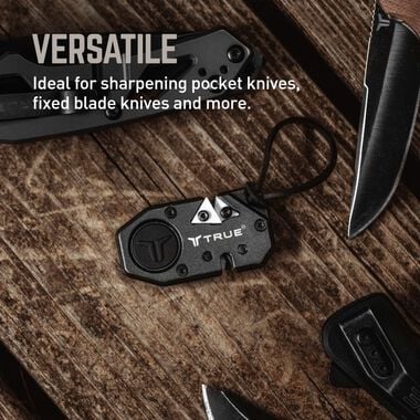 Outdoor Pocket Knife Sharpener Mini Portable Ceramic Tungsten