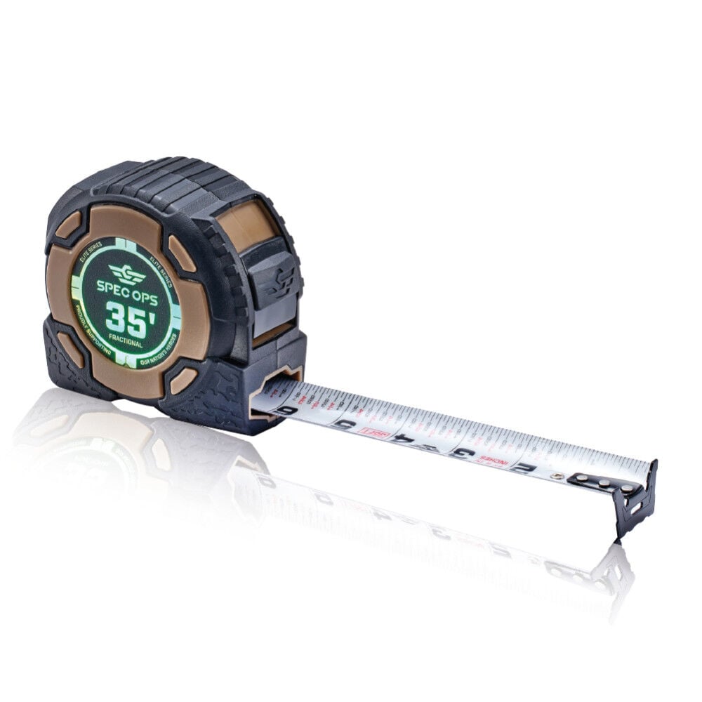 Spec Ops Tape Measures, 35 Feet, Elite Series, Fractional, large image number 1