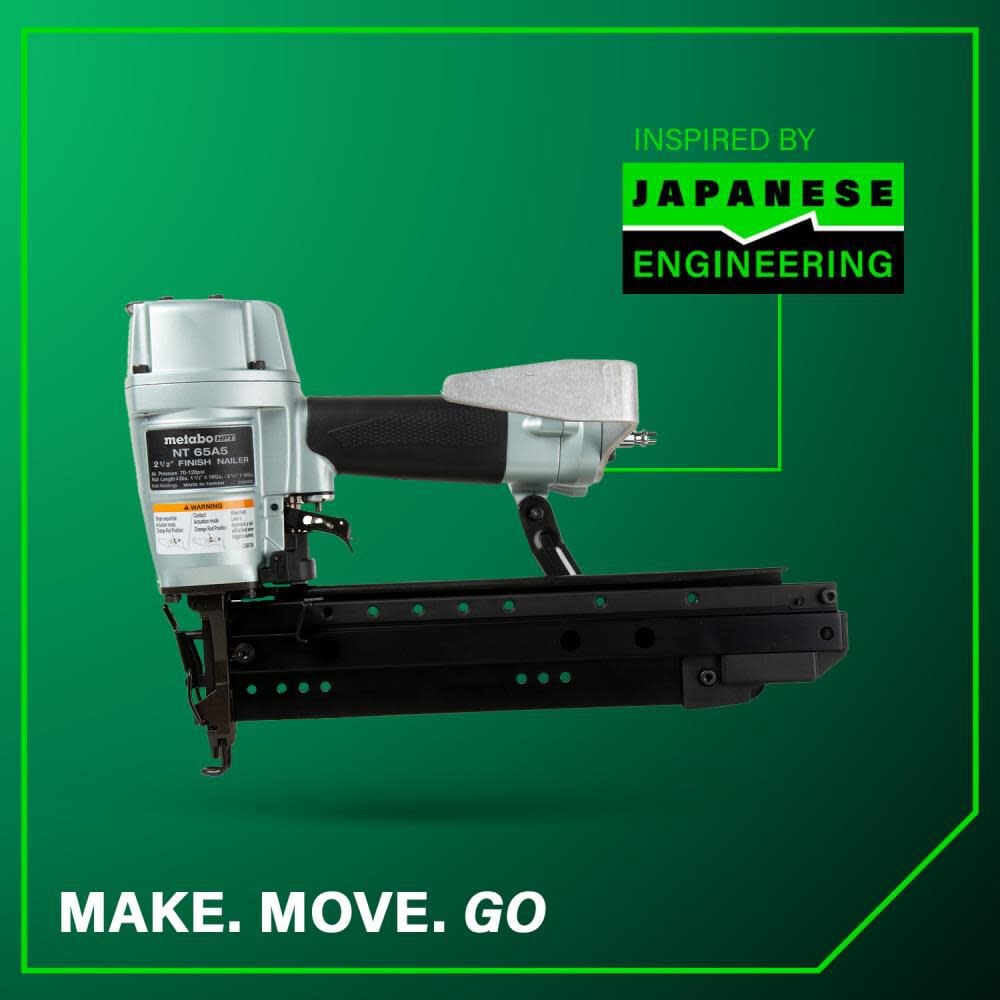 Metabo HPT 2-1/2in 16-Gauge Pro Finish Nailer NT65A5M - Acme