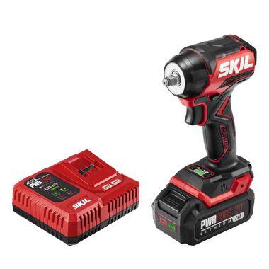 SKIL PWR CORE 20 Brushless 20V 3/8 in Compact Impact Wrench Kit