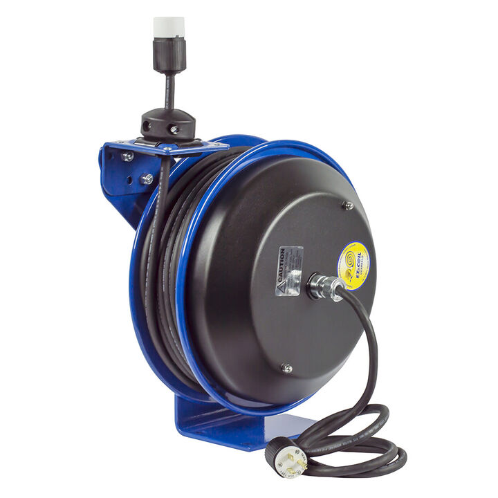 Coxreels 100 ft 115V Spring Driven Safety Rewind System Power Cord Reel, large image number 3