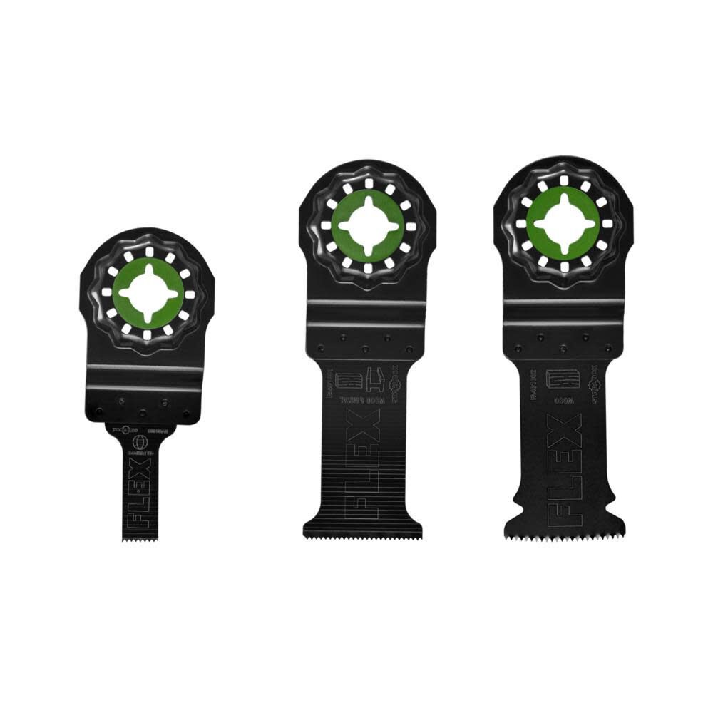 FLEX 3-Piece Oscillating Multi-Tool Plunge Cut Blade Set, large image number 1