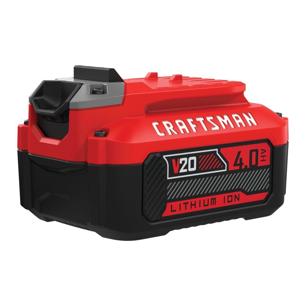 CRAFTSMAN V20 20V 4Ah Lithium Ion Power Tool Battery Pack with Fuel Indicator - CMCB204