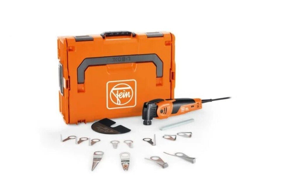 Fein Oscillating MutliTool & Autoglass Set with L-Boxx – 72297065090
