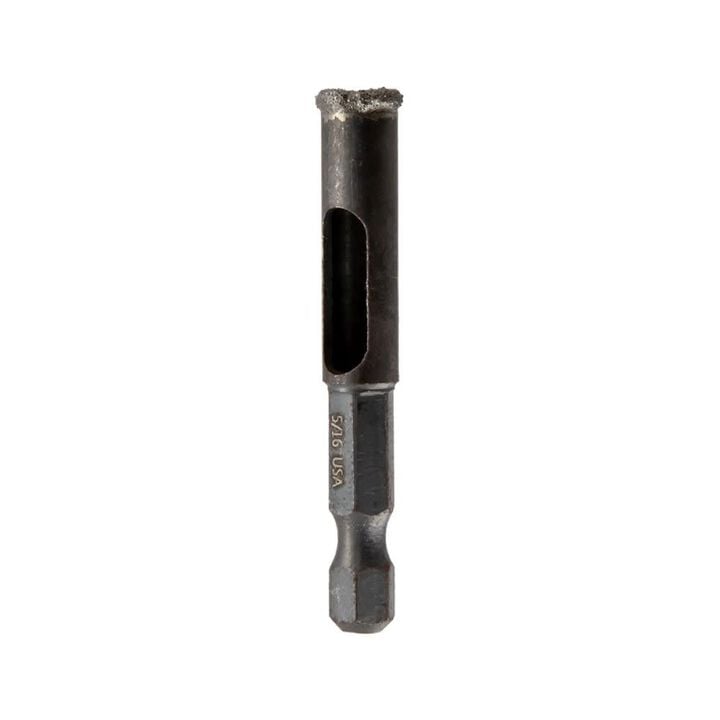 Spyder 5/16 Inch Diamond Edge Hole Saw Bit, 1/4 Inch Hex Quick Connect Arbor