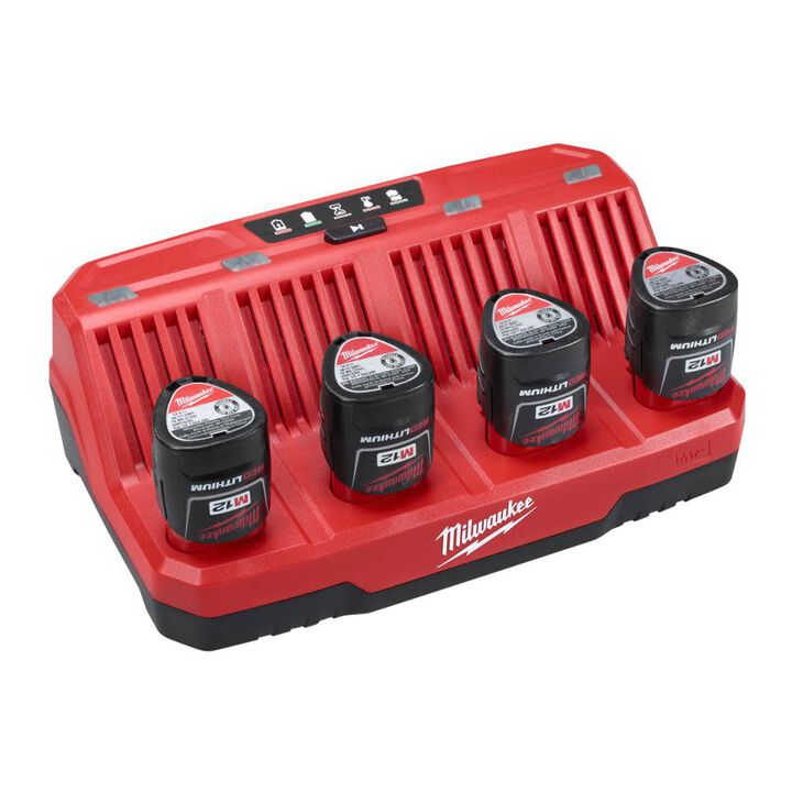 Milwaukee M12 4-Bay Sequential Charger, large image number 10