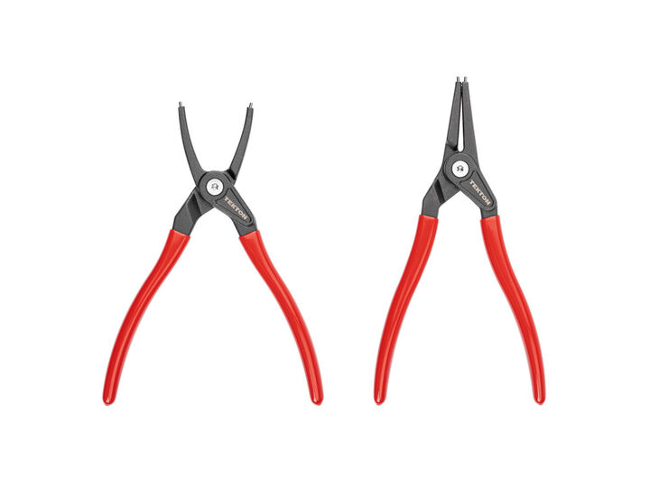 Tekton 9 Inch Internal External Retaining Ring Pliers Set 2 Piece 0.090 Inch Tips, large image number 1