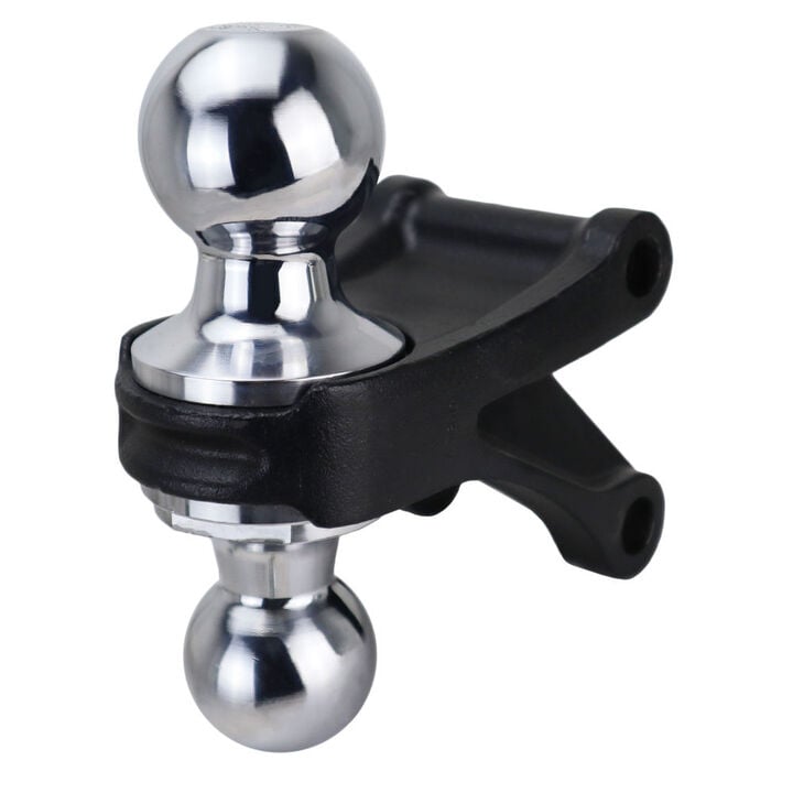 Shocker Hitch HD 20K 2 Inch Air Receiver Hitch & Chrome Combo Ball Mount with 2 Inch & 2 5/16 Inch Hitch Balls, large image number 4
