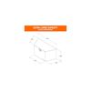 Buyers Products Company 35 Inch Wide Gloss Black Steel Trailer Tongue Truck Box, small image number 2