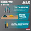 Makita 7-1/4in 24T CT Max Efficiency Ultra-Thin Kerf Framing Saw Blade, small image number 5