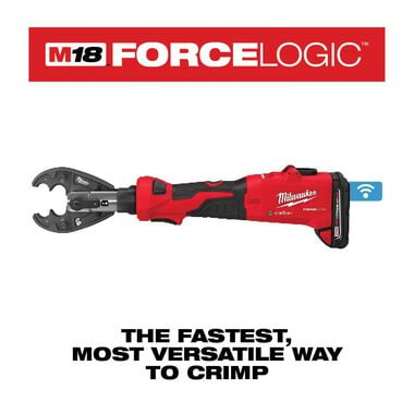 Milwaukee M18 FORCE LOGIC 6T Linear Utility Crimper Kit with O-D3 Jaw, large image number 2