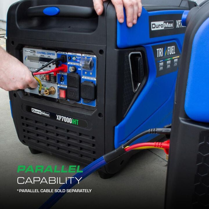 Duromax 7000 Watt Tri Fuel 49 State Portable Inverter Generator with CO Sensor, large image number 14