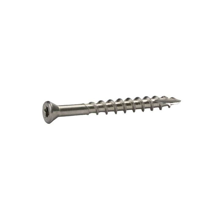 Grip Rite 1 5/8 Inch length 7 Gauge Star T-15 Drive Trim Head Screw 1 lb Box, large image number 1