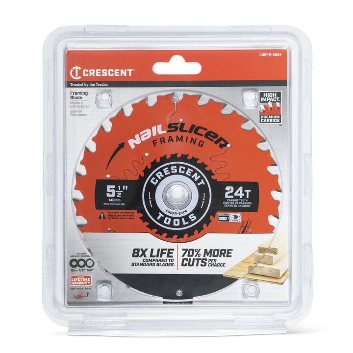 Crescent NailSlicer Framing 5 1/2 in Circular Saw Blade, large image number 4