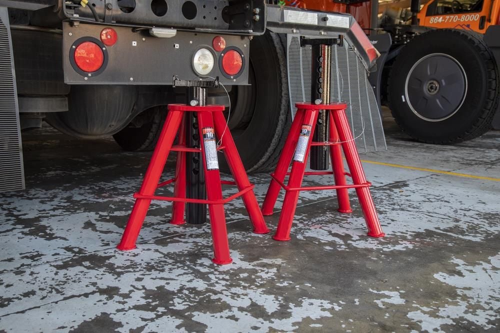 Sunex 10 Ton Medium Height Pin Type Jack Stands (Pair), large image number 9