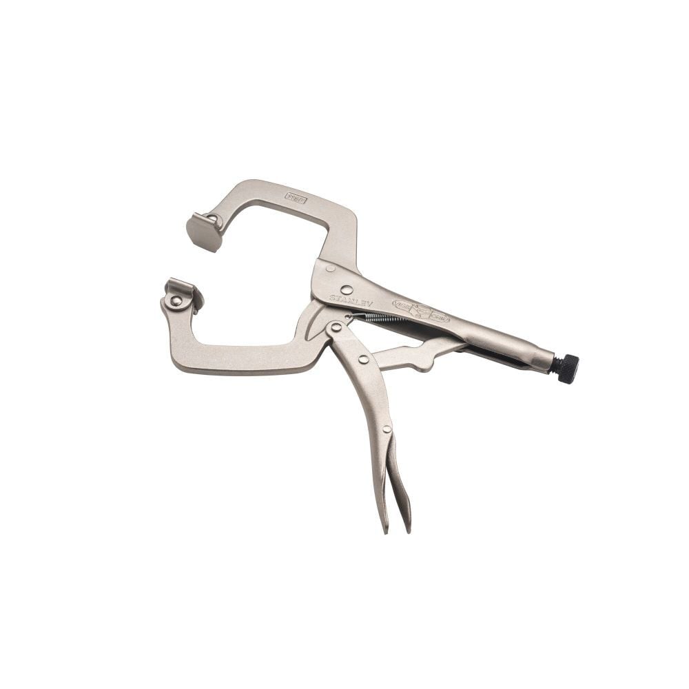 Stanley 11 Inch Swivel Tip C-Clamp Locking Pliers, large image number 4