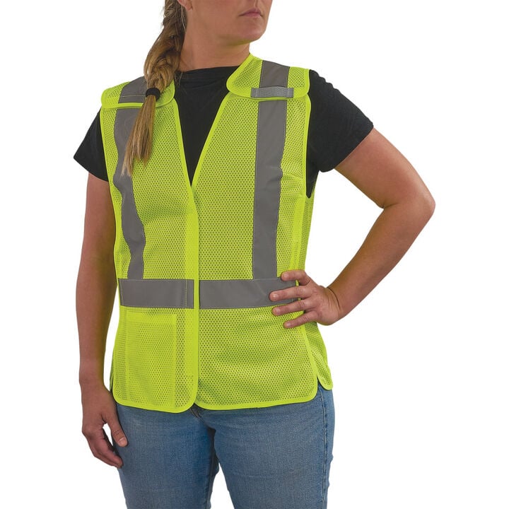Ergodyne GloWear 8215BAW-S Class 2 Womens Breakaway Vest Hi-Vis Lime
