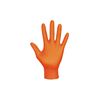SAS Safety Nitrile Disposable Gloves, Orange, Medium 40ct, small image number 2