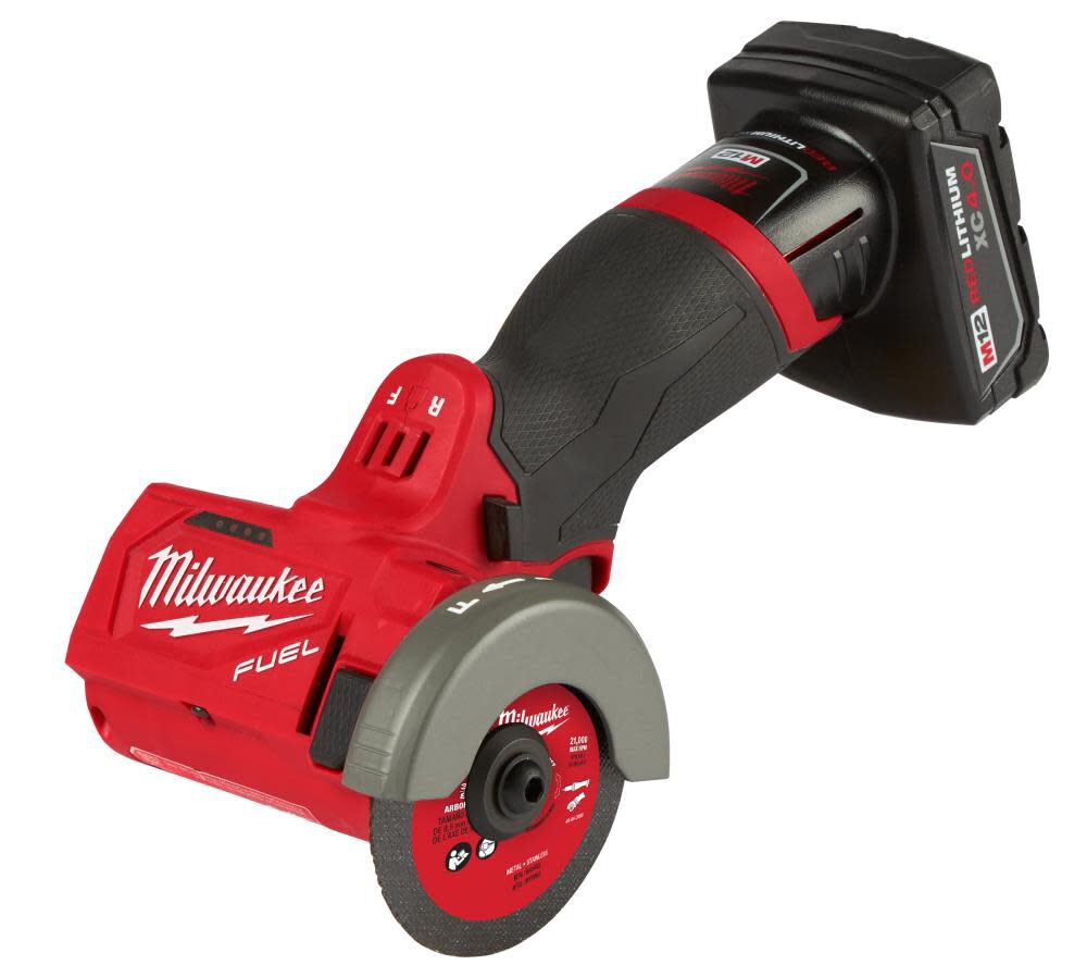 Milwaukee M12 Fuel 3 In Compact Cut Off Tool Kit 2522 21xc - Image 14