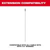 Milwaukee 1/4 Inch x 52 1/2 Inch Flexible Cable Bit Extension, small image number 2