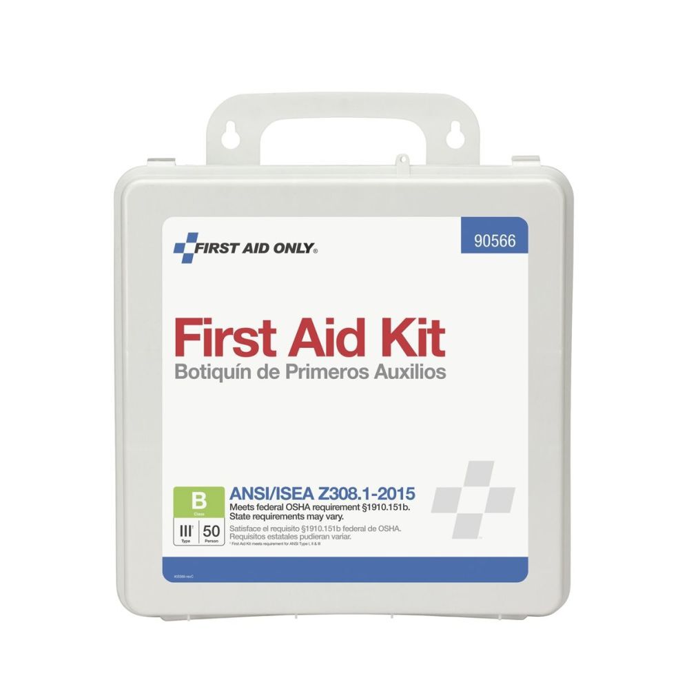First Aid Only First Aid Kit 50 Person Bulk Plastic Case ANSI B, large image number 3