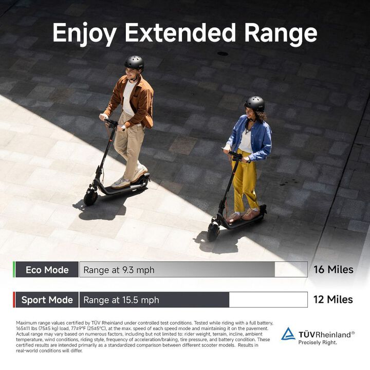 Segway E2 Plus II Electric Scooter 5 MPH Black, large image number 2