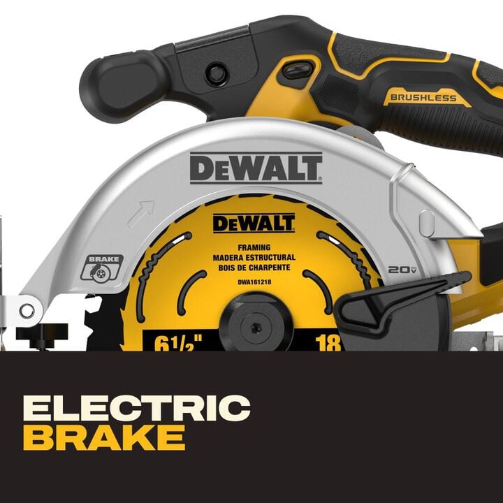 DEWALT 20V MAX 6 1/2 Inch Brushless Cordless Circular Saw Kit, large image number 5