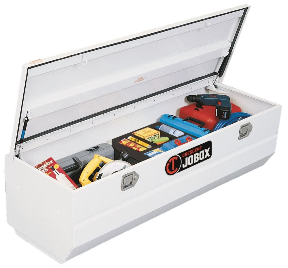 Crescent JOBOX Steel Heavy-Duty Truck Chest White, large image number 1