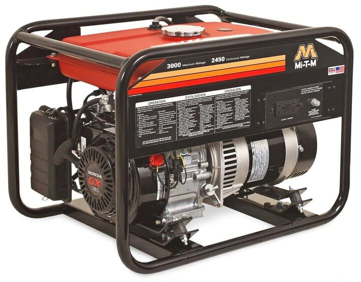 Mi T M 3,000 Watt Gas Powered 50-State Portable Generator
