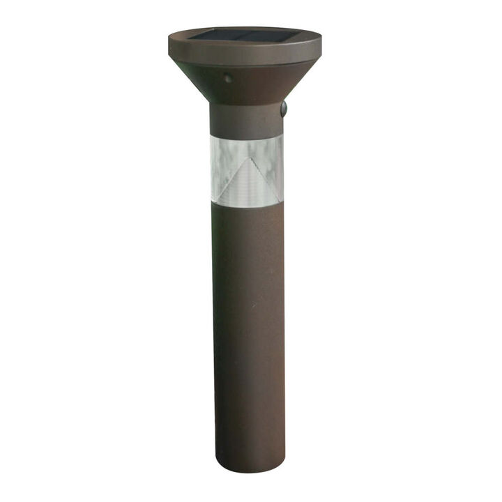 Feit Electric 12-3/5 Inch Solar Powered 40 Lumens LED Bollard Light Bronze