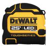 DEWALT 25' Lighted LED Tape Measure, small image number 1